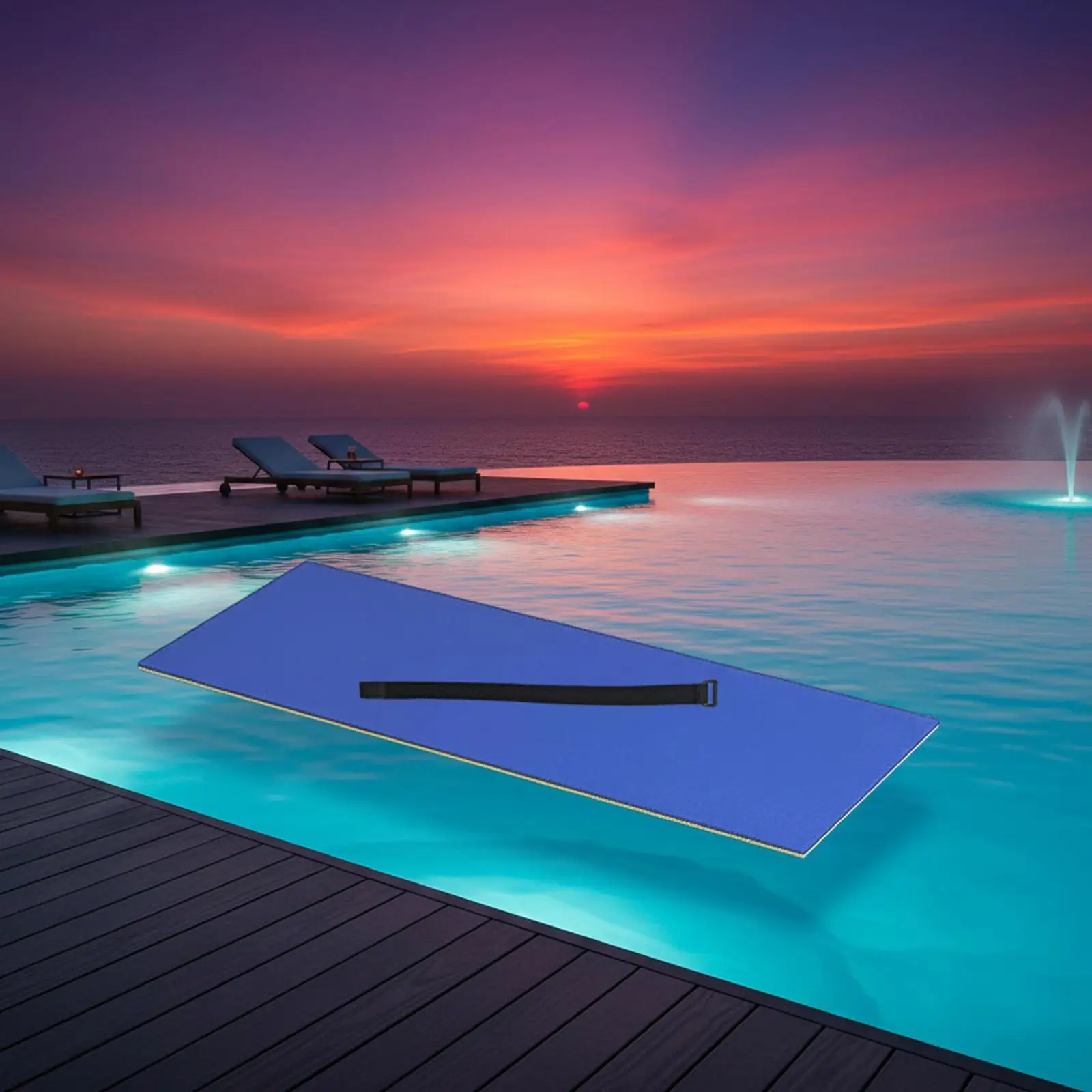 Floating Water Mat Comfortable XPE Foam Mattress Single Float Swim Pad for Kids and Adults in Pools Lakes Beaches