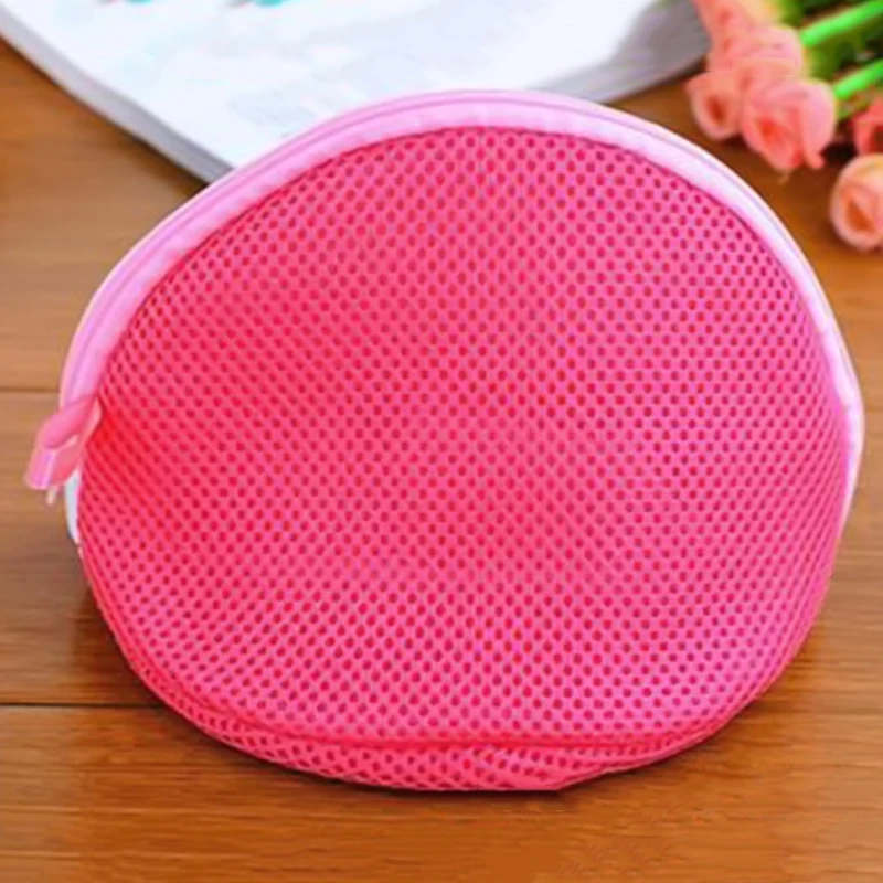 Mesh Laundry Bag Polyester Laundry Wash Bags Coarse Net Laundry Basket Laundry Bags For Washing Machines Mesh Bra Bag 1pcs