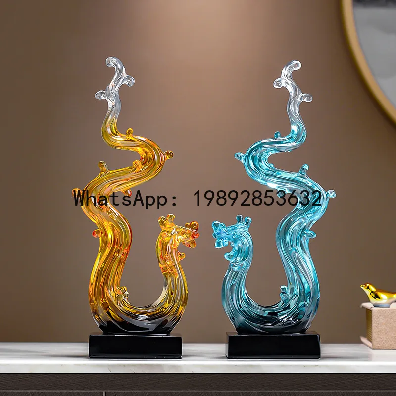Feng Sheng Shui Qi Ornament Light Luxury High-End Entryway Entrance Scene Home Living Room TV Cabinet Decoration High-End Feel