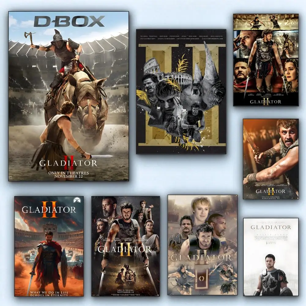 movie Gladiator Poster Wall Posters Self-Adhesive Wall Stickers Home Decoration for Bedroom Living Room