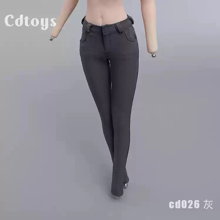 In Stock cdtoys cd026 1/6 Scale Female Soldier Charm Tight Pencil Pants Clothes Model For 12 inch tbl Action Figure Body