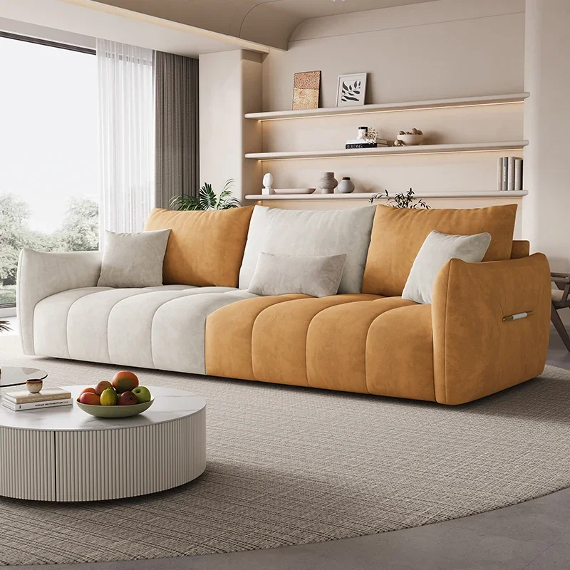 Nordic 3 Seater Sofa Puffs Living Room Design Sectional Sofa Modular Creative Divano Home Apartment Muebles Furniture