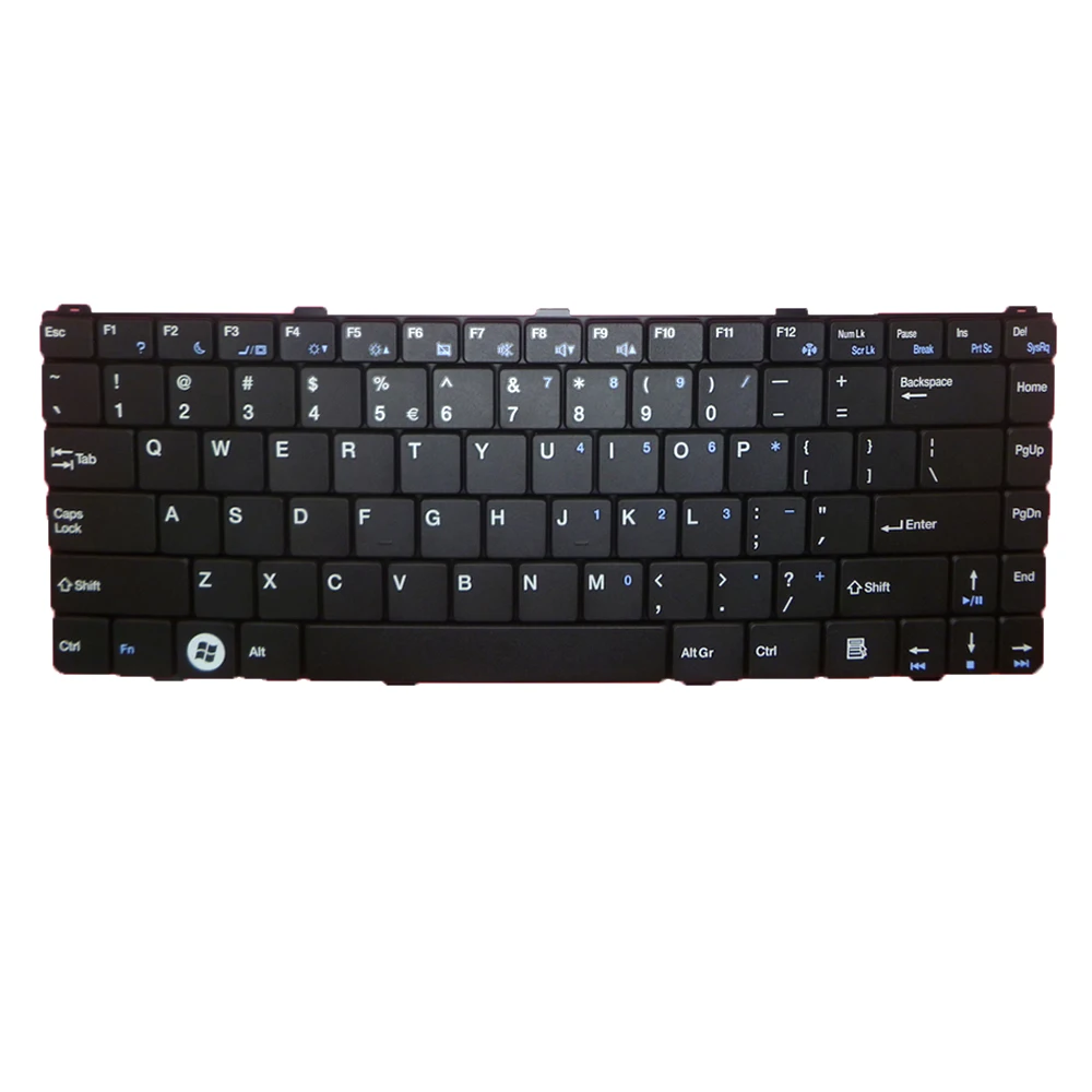 لوحة مفاتيح الكمبيوتر المحمول لـ Eurocase PCW20 CW20 PBL10 C50-15 C60-14 الإنجليزية الأمريكية الأسود