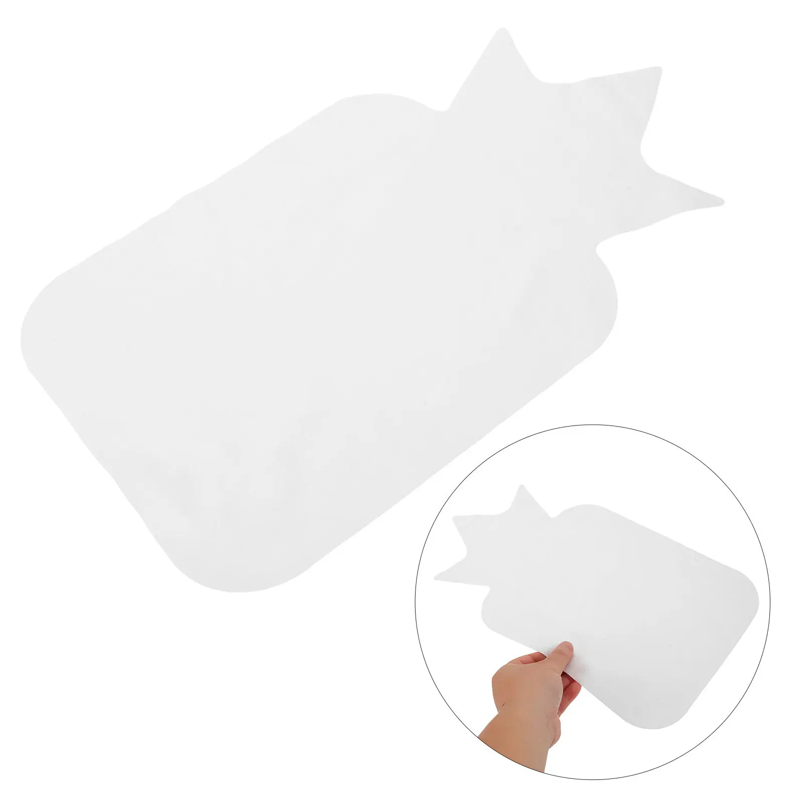 

48Pcs Children Disposable Sweat Absorbing Pads Soft Nonwoven Kids Back Moisture Protector Towel Sweat Wicking Pad for Baby
