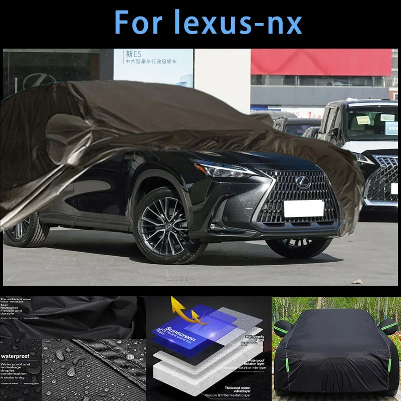 

For lexus-nx Outdoor Protection Full Car Covers Snow Cover Sunshade Waterproof Dustproof Exterior Car accessories