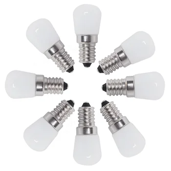 1/2/3/4Pcs E14/E12 전구 220V LED 냉장고 미니 램프 교체 주방 냉장고 디스플레이 캐비닛 조명 재봉틀 램프