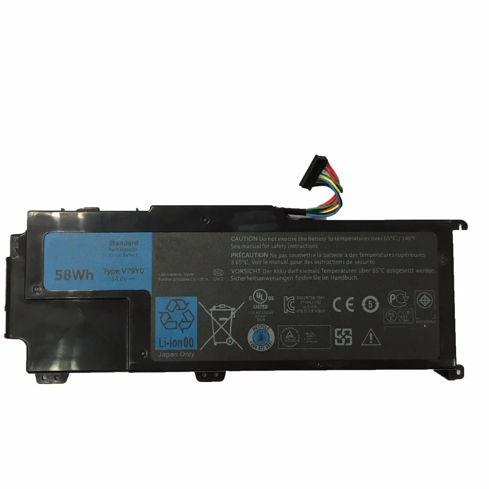 Imagem -04 - Bateria do Portátil para Dell 14.8v 58wh Dell Xps Série 14z 14z-l412x Xps 14z-l412z V79yo Ymyf6 0ymyf6 Original Novo V79y0