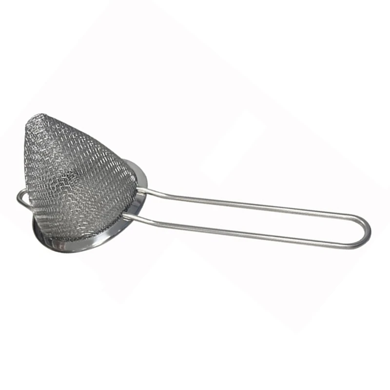 Fine Mesh Cocktail Strainer Deep Bottom Double Layer Strainer Triangular Cone Strainer Strainer Powder Sieve Colander