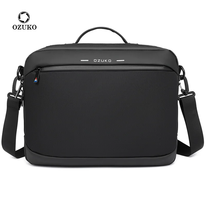 

OZUKO Messenger Bag men Laptop 14 Inch Handbag Men's Casual Briefcase Man Business Shoulder male Messenger Crossbody Bags