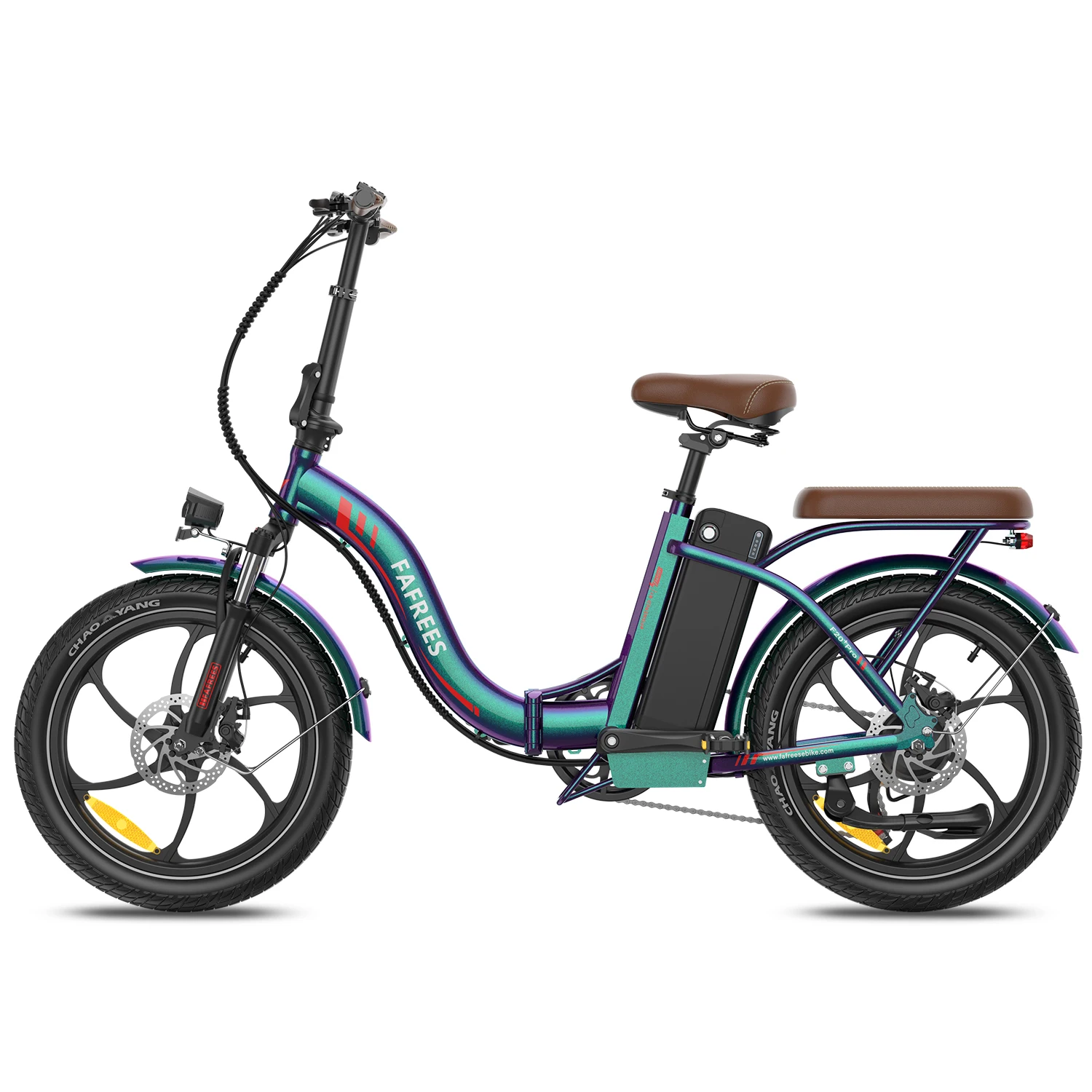 Fafrees F20+ Pro opvouwbare elektrische fiets 36V 25Ah verwijderbare batterij 20" x 3,0 MTB ebike voor volwassenen - afbeelding 2