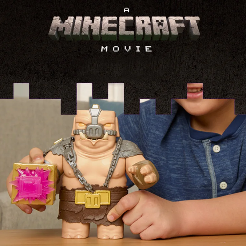 Vendita calda genuina Mattel Wild Boss In Minecraft Movie Ruolo Modello ufficiale Periferiche fatte a mano Regalo di compleanno Regalo di Natale Disponibile