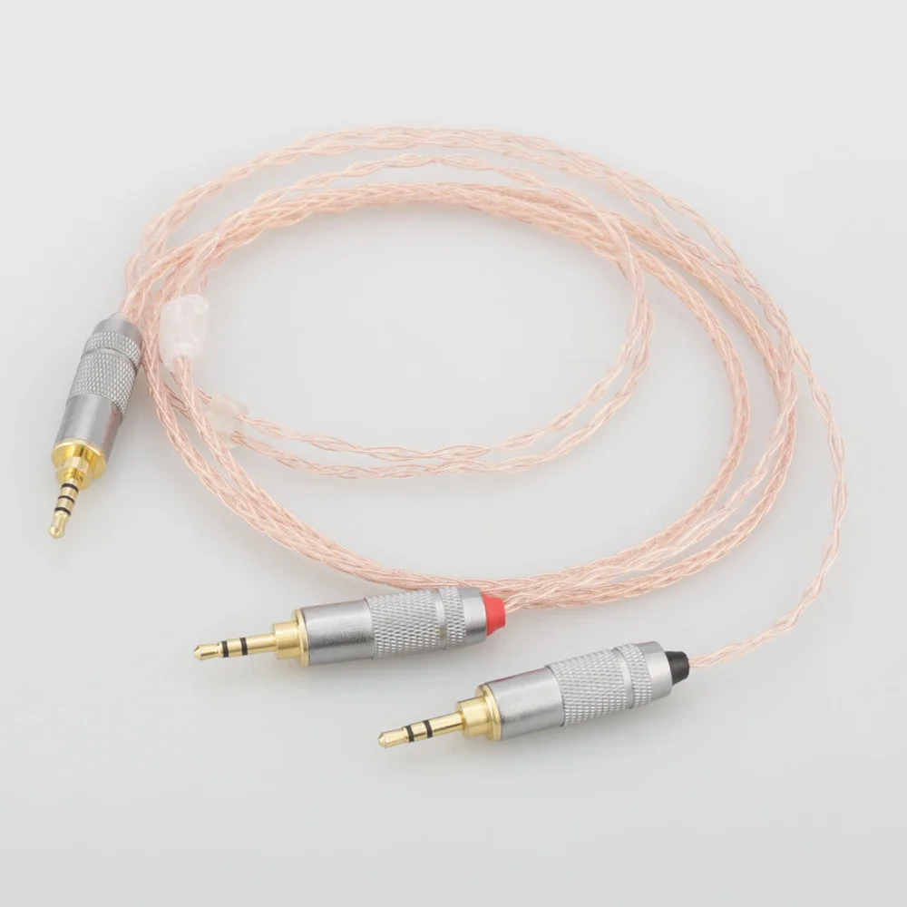 Audiocrast 8Cores 6N OCC Copper 2.5MM TRRS Balanced Plug Headphone Upgraded cable for SUNDARA he400i he400s HE560