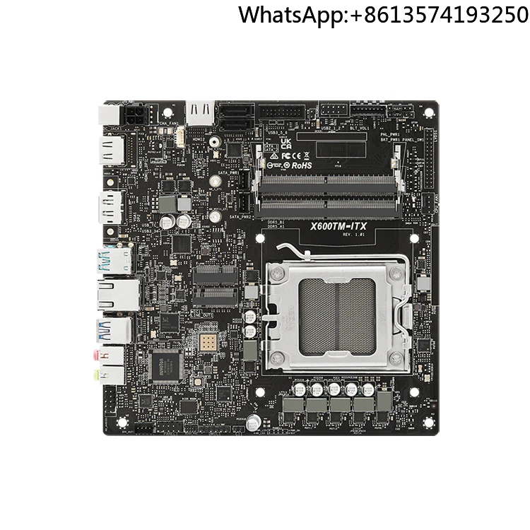 Asrock X600TM-ITX Industrial Motherboard Thin Mini-ITX with LGA1700 Socket for up to 96GB DDR4 Dual LAN Intel Chipset Brand New