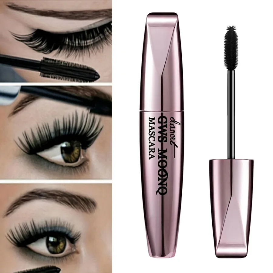 มาสคาร่ากันน้ำ 5D ช่วยให้ขนตายาวขึ้น มาสคาร่าใยไหมสีดำ แต่งหน้าสำหรับผู้หญิง เครื่องสำอาง มาสคาร่ากันน้ำ