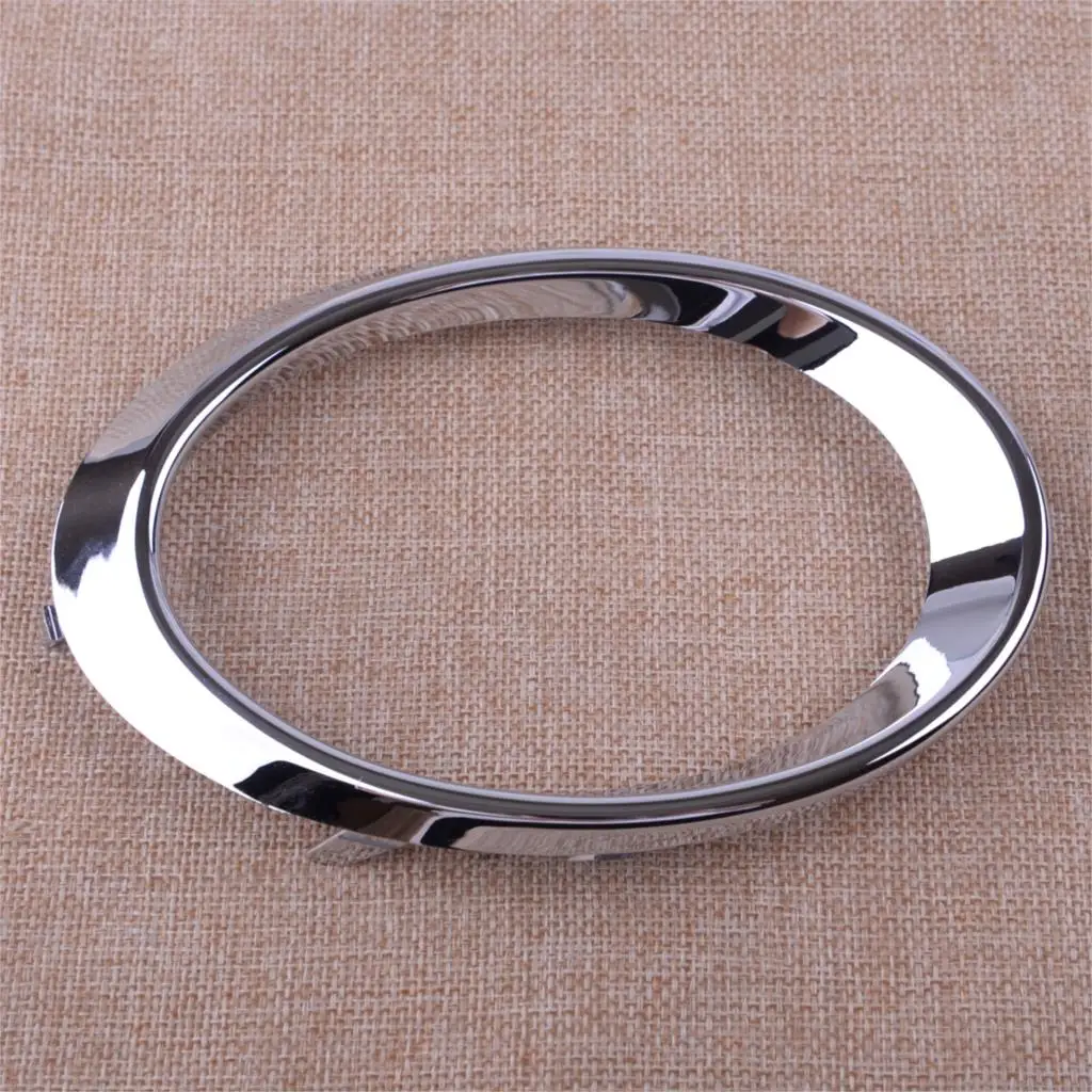 CITALL 2Pcs Chrome Front Fog Light Lamp Cover Trim Car Styling Fit for Audi Q5 2010 2011 2012