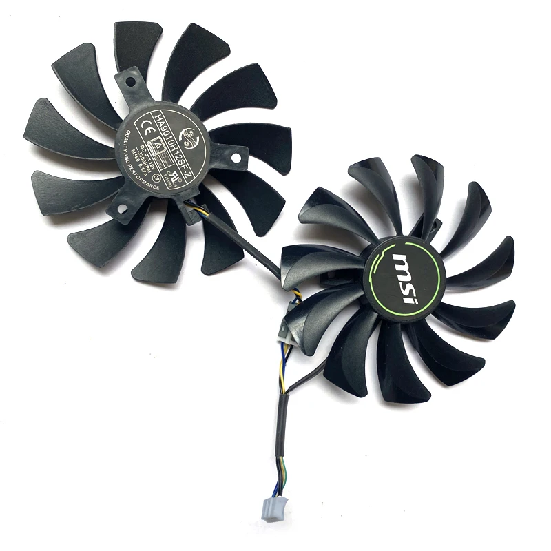 87MM dla MSI GeForce GTX 1660 1660Ti RTX 2060 SUPER VENTUS XS karta wideo wentylator RTX2060 GTX1660 GTX1600Ti GPU wentylator — zdjęcie 4