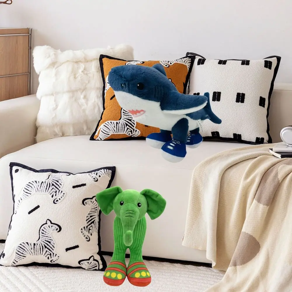 

Italian Brainrot Tralalelotralala Shark Fluffy Ai Brainbot Tralalero Tralala Doll Cartoon Ins Tung Tung Sahur Plushie Figure