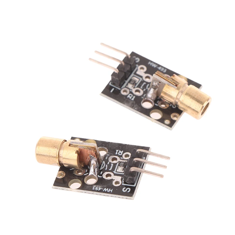 Laserkop Sensor Module KY-008 3pin 650nm Rode Laser Zender Dot Diode Koperen Hoofd Module GOHJMY