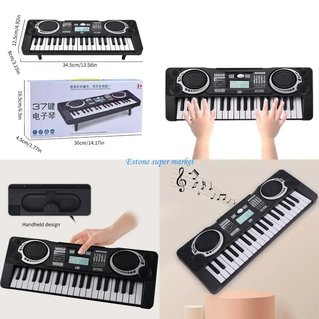 

090B Interactive Keyboard Piano Toy Music Instrument Toy Preschool Kids Birthday Gift