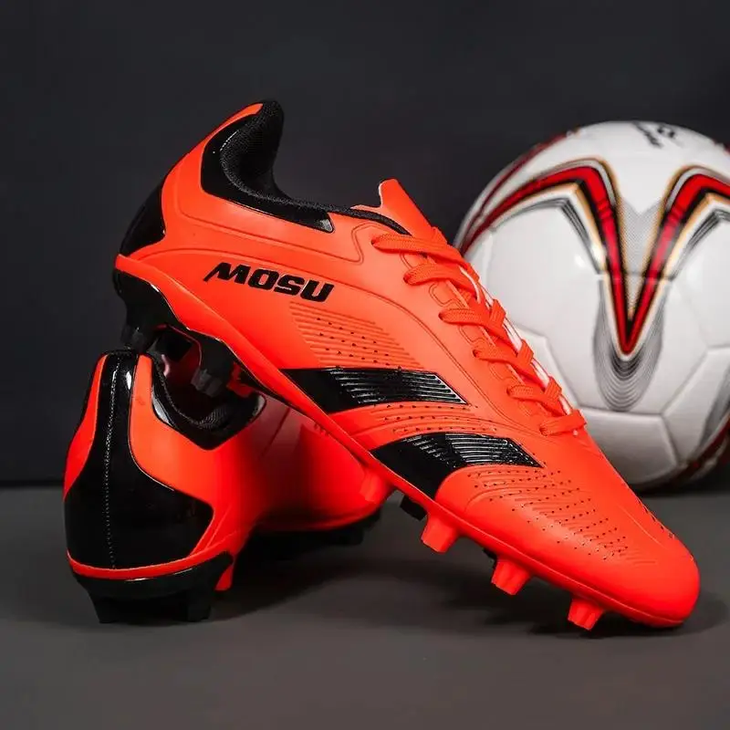 

New Men's Soccer Shoes Cleats Non-Slip Training Football Boots FG Top Quality Sneakers Wholesale Drop Shipping Unisex Adult