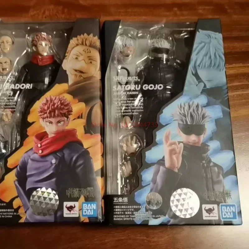 Hot Bandai Shfiguarts Jujutsu Kaisen Figure Gojo Satoru Itadori Yuji Fushiguro Megumi Kugisaki Nobara Anime Model Toy Dolls