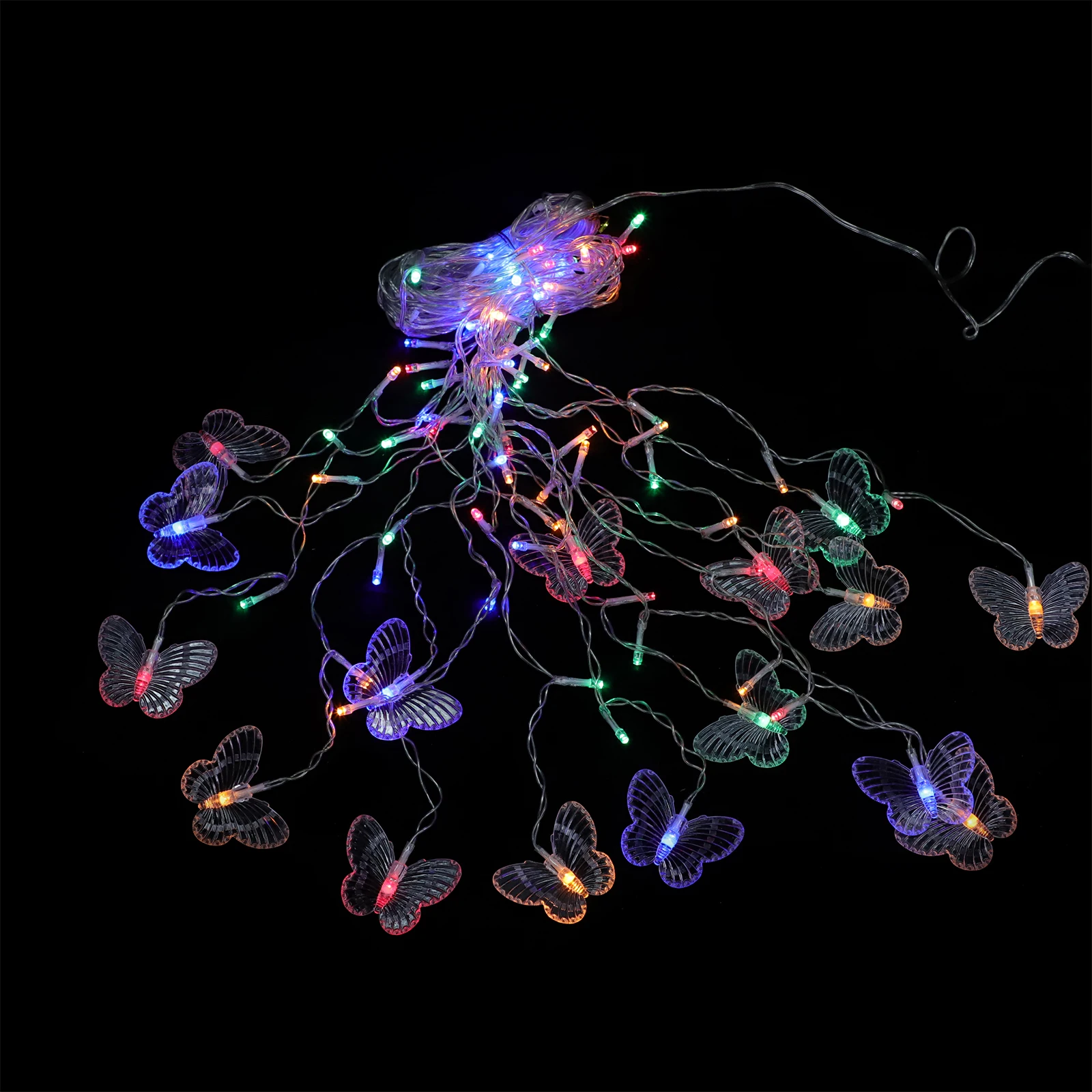

1pc Creative Butterfly Ice Stick Light Usb Charging Durable Festival Decorative String Wedding Atmosphere Cold Source
