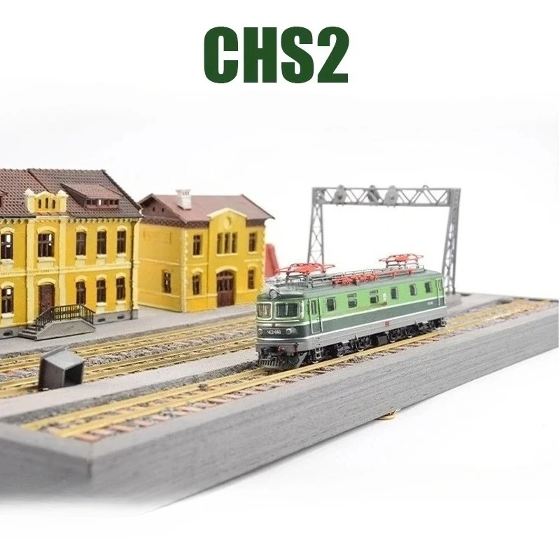

HO Type 1/87 Toy Train Russian CHS2 Electric DC Mains Passenger Locomotive JLKN017-3 New Color Static Model Boy Toy Gift
