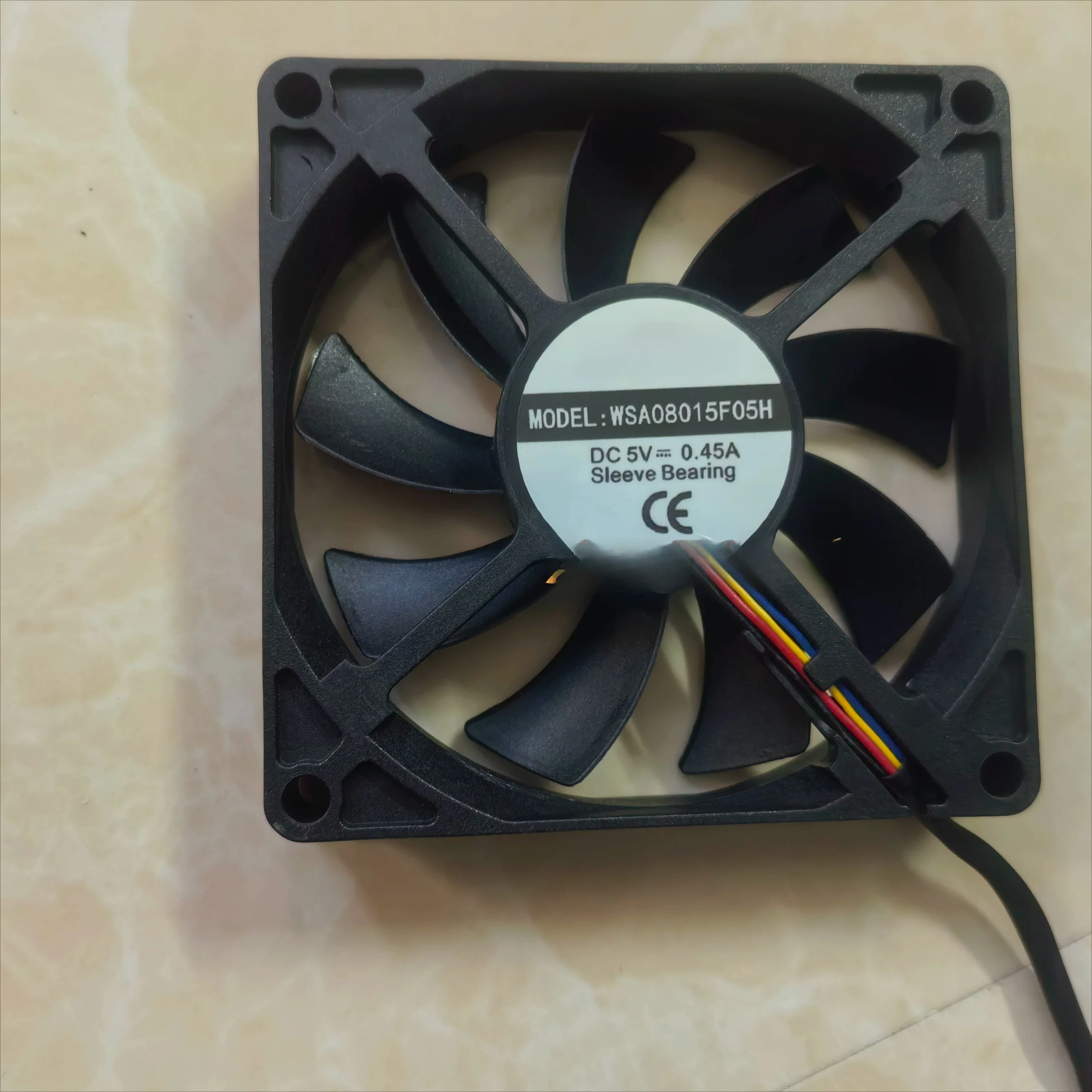 8015 8CM Cooling Fan For WHEE WSA08015F05H 5V 0.45A 4 Wire All-in-One Teaching Machine Cooling Fan (002)