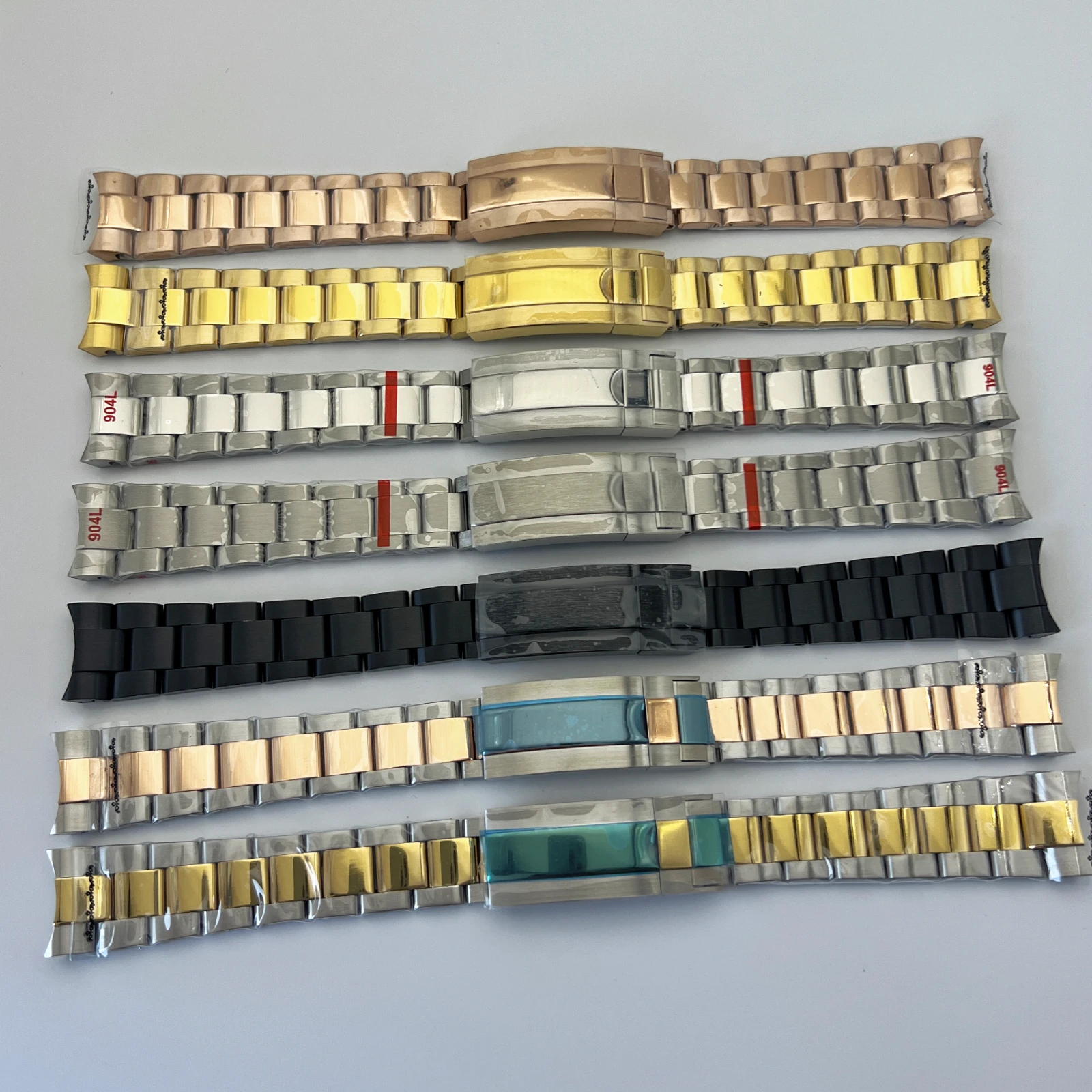 

Fashion 20MM Water Resistant Solid 316L Stainless Steel Bracelet Watch Strap with Deployant Clasp and Adjustable Buckle