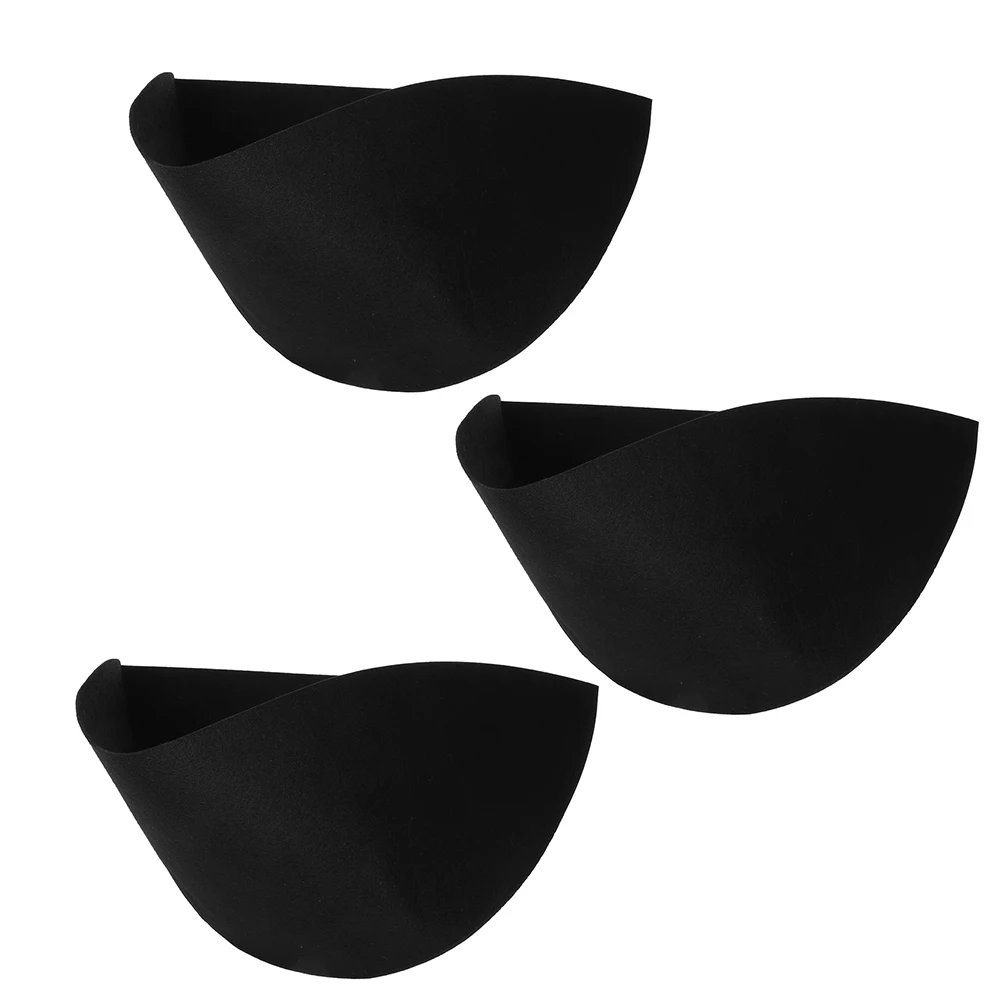 

3 Pcs Planter Liners Flower Pot Lining Fabric Hanging Basket Inserts Felt Plant Pot Liner Outdoor Flower Basket Insert