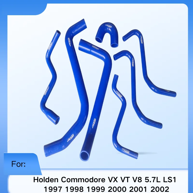 Kit de Mangueras de Silicona para Radiador y Calefacción para Holden Commodore VX VT V8 5.7L LS1 1997-2002, 1997 1998 1999 2000 2001 2002