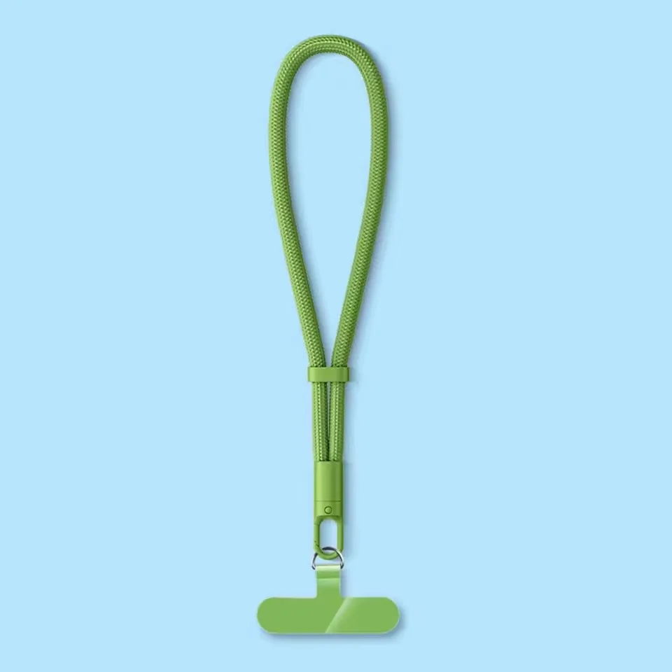 Tragbare Hand-Handgelenkbänder aus Nylon, buntes Anti-Fall-Lanyard mit Tether-Tabs, abnehmbarer Schnur-Clip zum Aufhängen von Mobiltelefonen