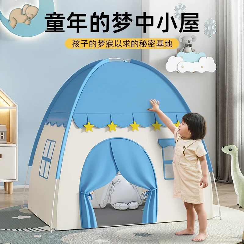 Castillo de bebé de 130CM, tienda portátil para niños, tiendas plegables para niños, casa de juegos para bebés, Castillo de princesa rosa grande para niñas, decoración para habitación de niños