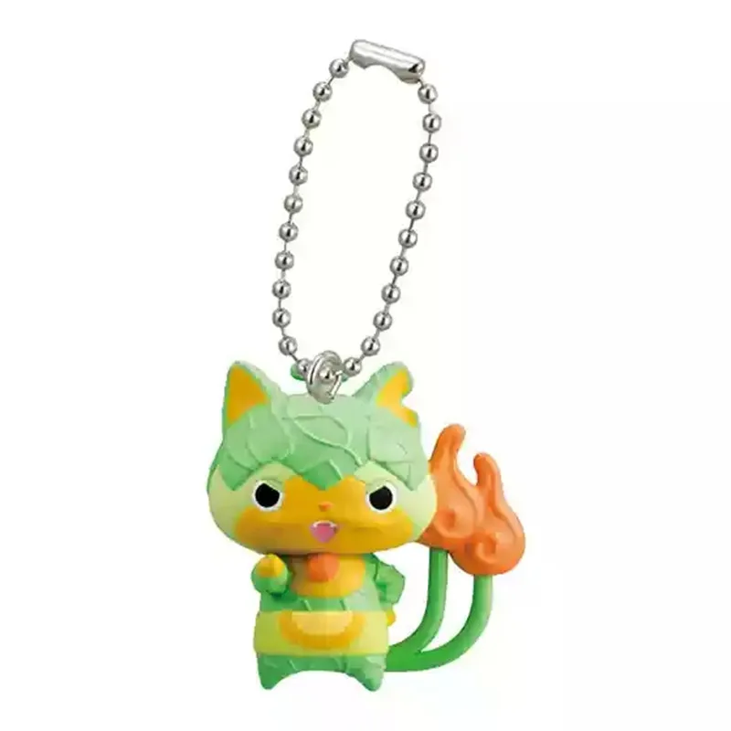 6 قطعة 3 سنتيمتر الفاكهة اليابانية يوكاي ساعة عمل الشكل دمية البلاستيكية جمع العنب البطيخ لعبة مجسمة #4