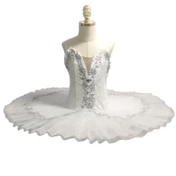 Children's performance costumes white ballet tutu skirt girls swan lake tutu skirt kindergarten costumes