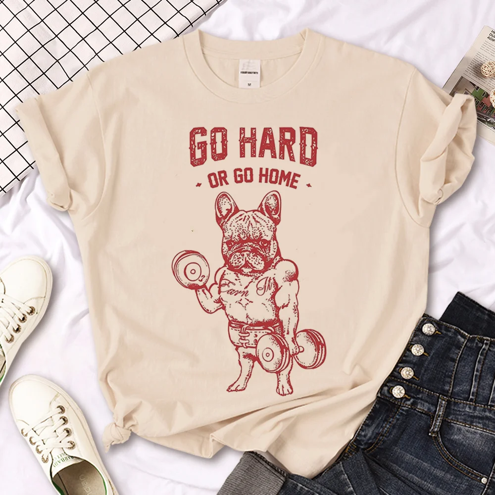 

Pug t shirt women designer summer streetwear t-shirts girl funny 2000s streetwear clothing