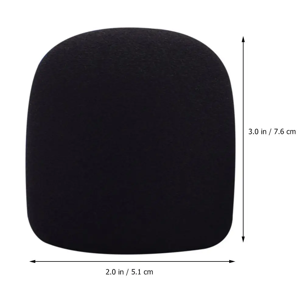 

Microphone Pop Filter Cover Black Singing Accessory KTV Supply Bass Karaoke Covers Windscreen Noise Reduction Audio Protection