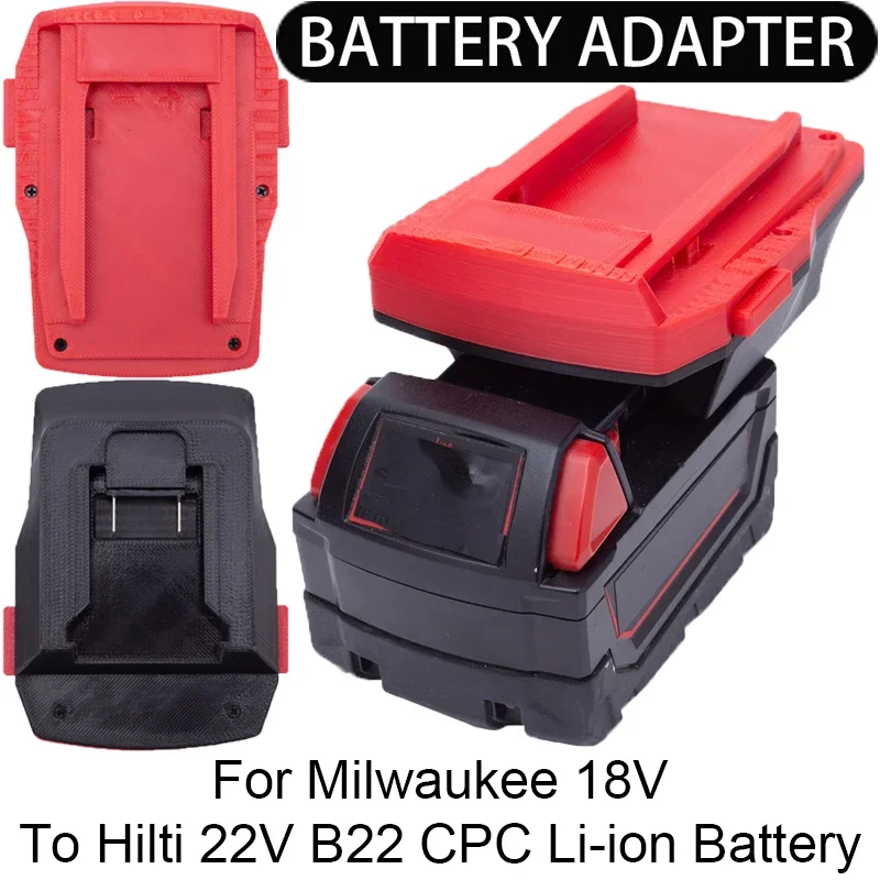 

Battery Adapter/Converter for Hilti 22V B22 CPC Li-Ion Tools to Milwaukee 18V Li-Ion Battery Adapter Power Tool Accessories