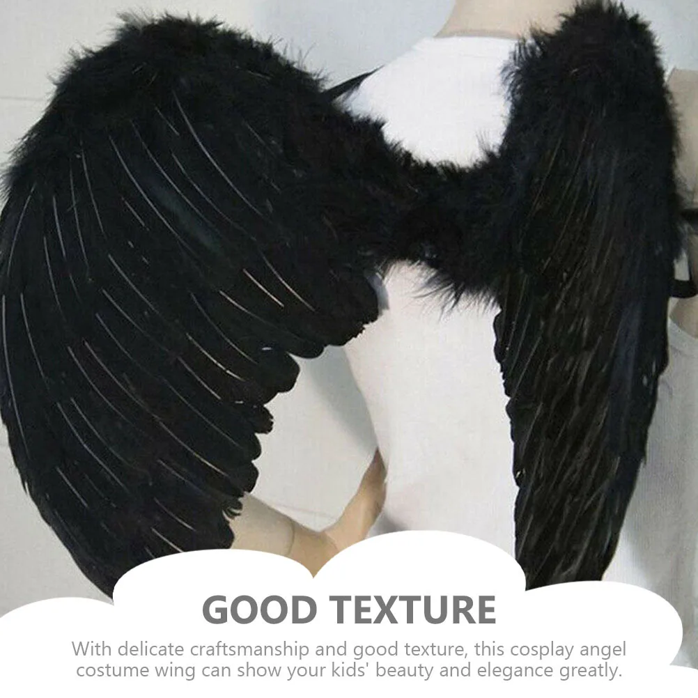 Angel Plume Wing Costume Prop Lightweight Comfortable Party Stage Performance Photo Christmas Halloween Adornment