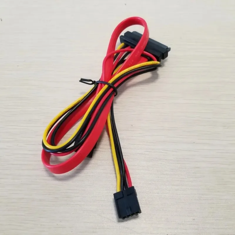 22p 7+15 Pin SATA to 7Pin  DATA + 4Pin female FDD Floppy Power supply cable