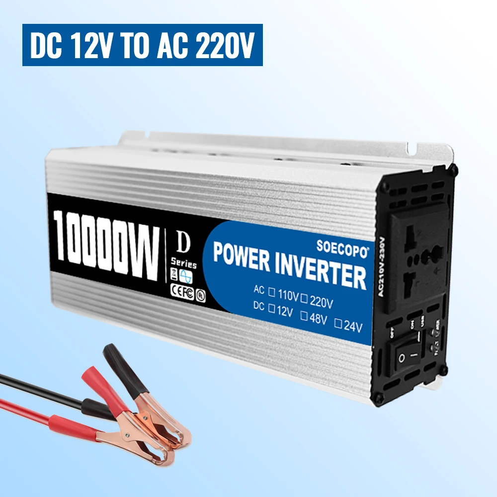 10000W zonnegeneratorset 500W paneel 100A controller 12V naar 220V off-grid omvormer voor thuis/camper hele huis back-up CE-gecertificeerd
