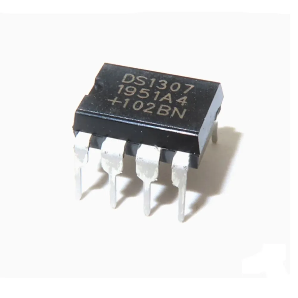 10PCS DS1307 DIP-8 1307 64 X 8 Serial I2C Real-Time Clock IC DS1307N DIP good quality
