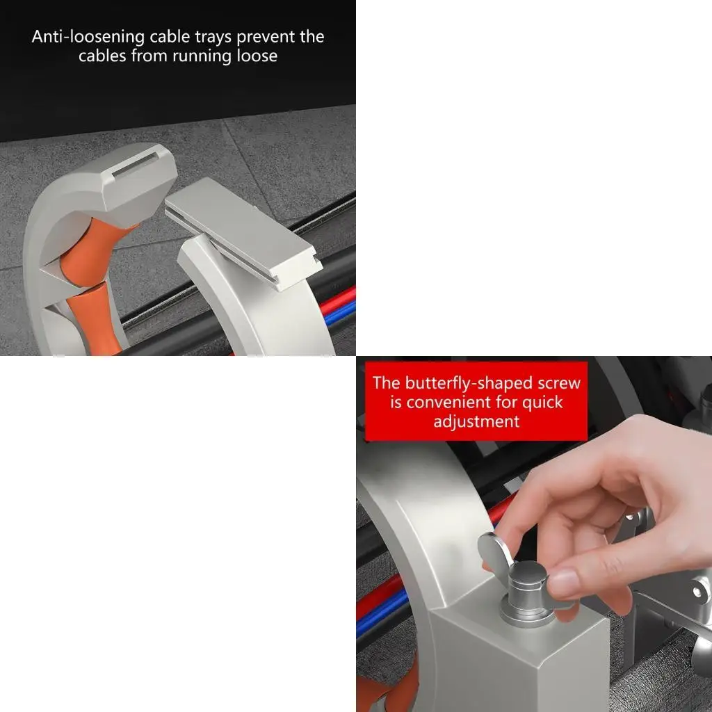   Cable Pulling Tool 65mm Large Opening Adjustable Pulley For Bridge Construction