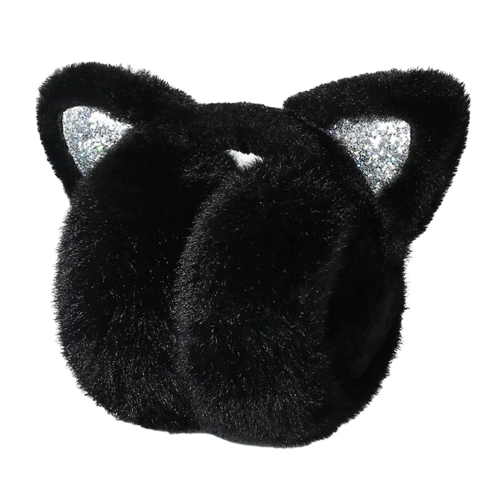 Earmuffs Warm Polyester Premium Soft Women Folded Ear Warmers Winter Ear Muffs for Traveling Outdoor Riding Skating Cold Weather