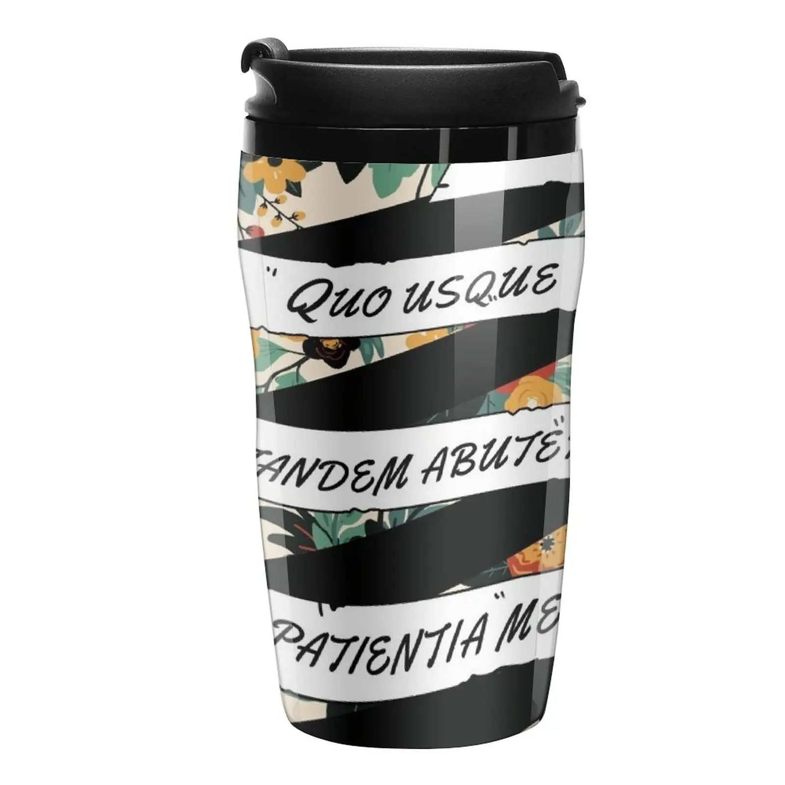 

New Cicero Orations - Floral Travel Coffee Mug Pretty Coffee Cup Cups For Cafe