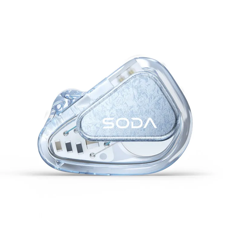 Tanchjim SODA 1DD + 4BA + 2 auriculares intrauditivos híbridos pasivos Hi-Fi auriculares de música auriculares de alta resolución con Cable de enchufe intercambiable