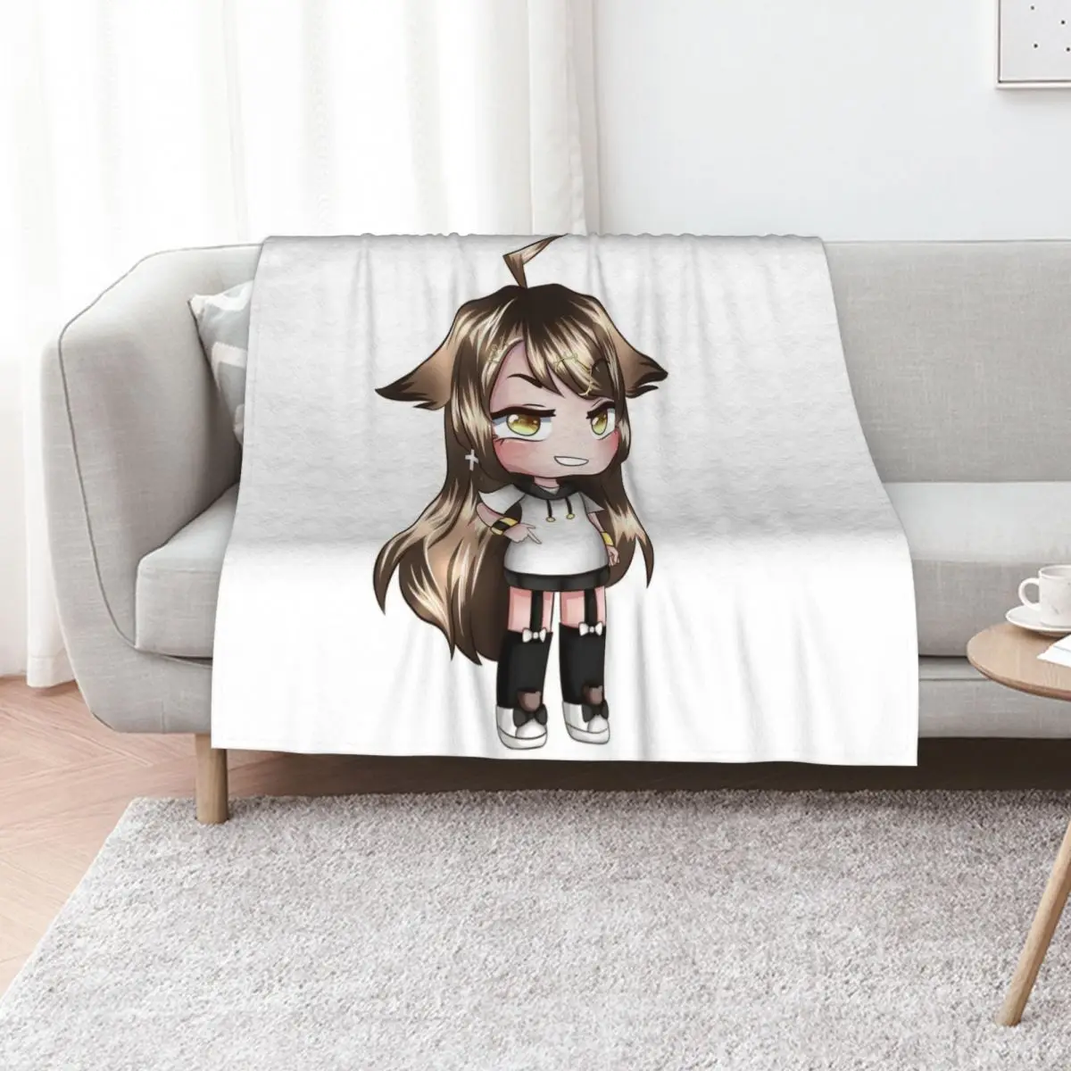 

Yamasaki-san - Gacha Edit Throw Blanket Sofa Extra Large Throw Plaid Sofas Blankets