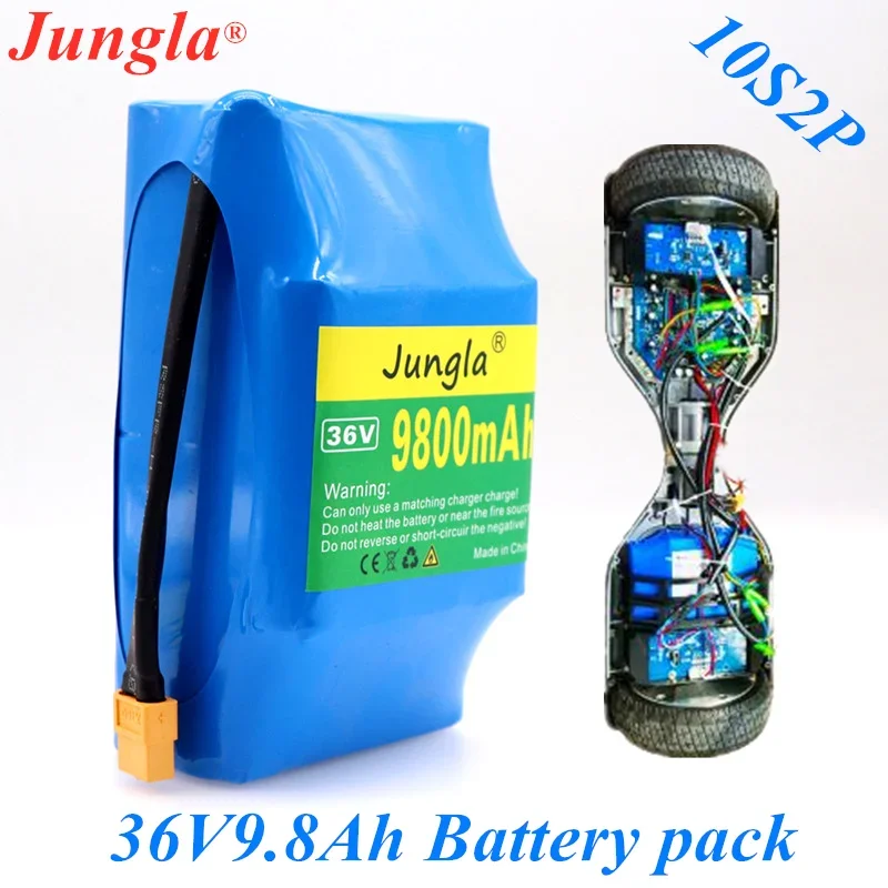 

100% New 36V9800mAh Battery High Drainage Wheel Electric Scooter Balance Car Battery Self-balancing Suitable for 6.5"7"