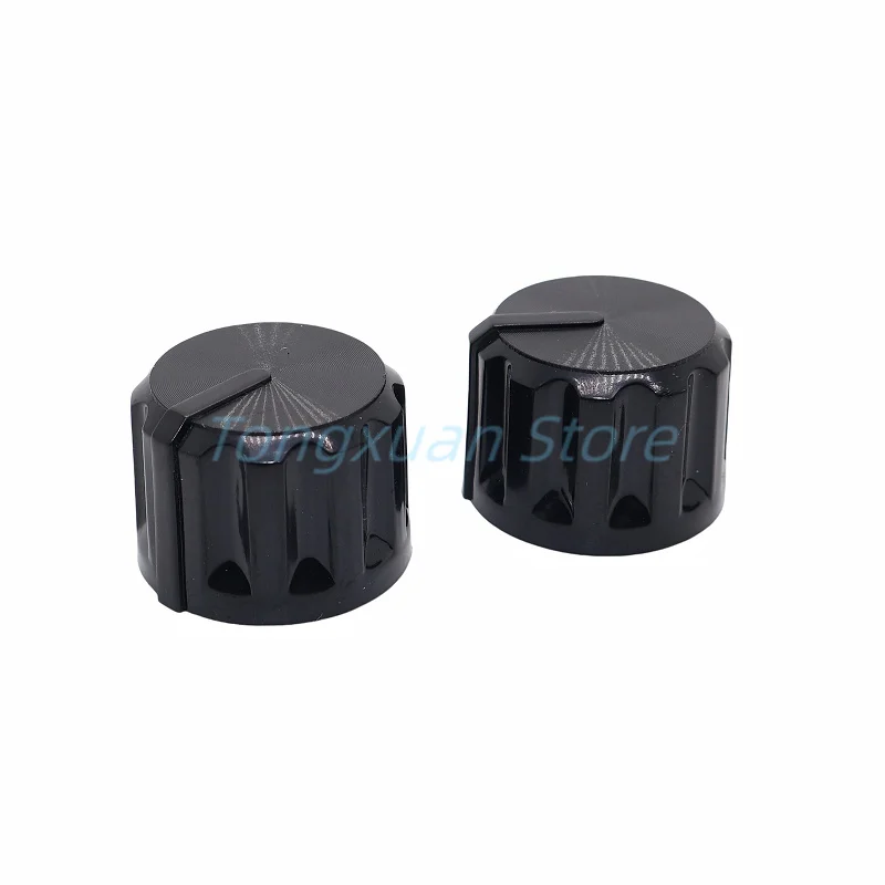 10pcs Black Plastic Band Switch Caps 15x17mm 26x19mm Potentiometer Rotary Encoder Switch Knobs Plum Shaft Inner Hole 6mm