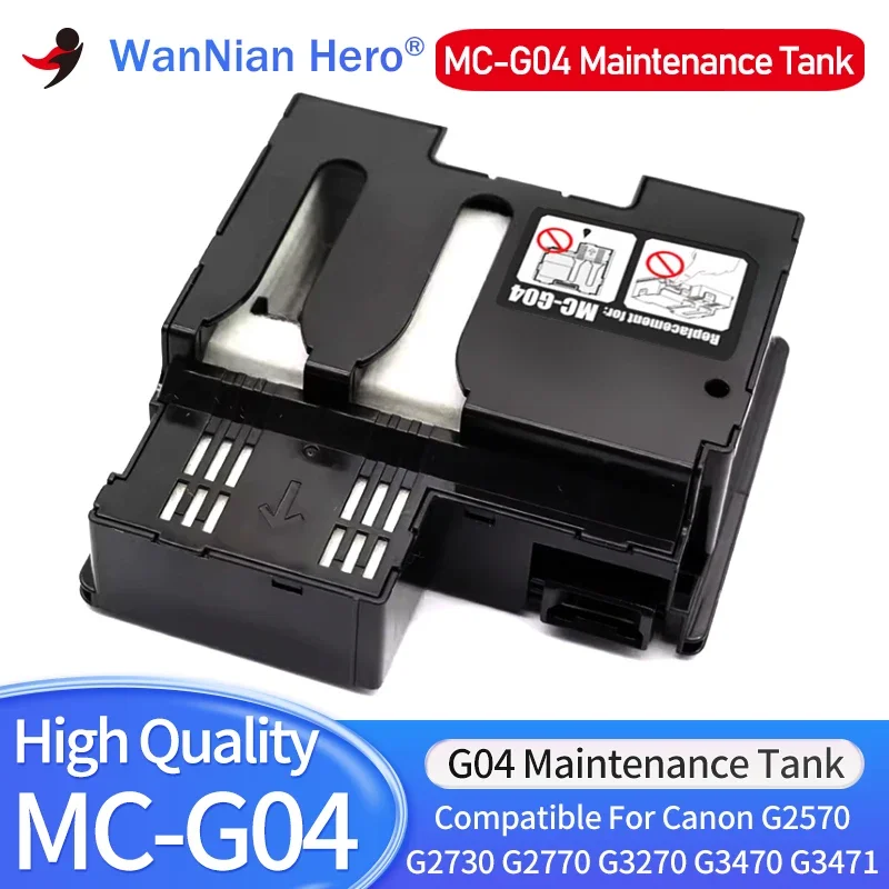 

Резервуар для технического обслуживания G04, совместим с CANON G2470, G2570, G2730, G2770, G2870, G3270, G3470, G3471, G3472, 1-5 шт.